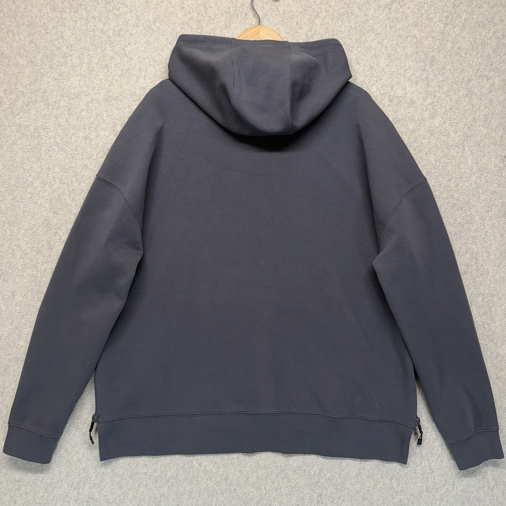 BYLT Premium Basics Drop-Cut Hoodie Gray Pullover Mens Large - Picture 11 of 12